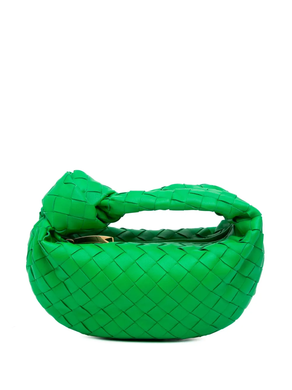 Bottega Veneta Pre-Owned 2012-2025 Mini Nappa Intrecciato Jodie hobo bag | Green | Image 1