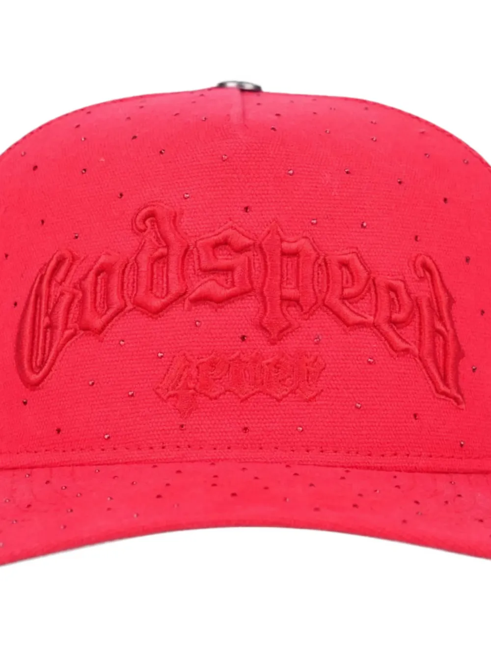 GODSPEED Forever embellished baseball cap - Rood