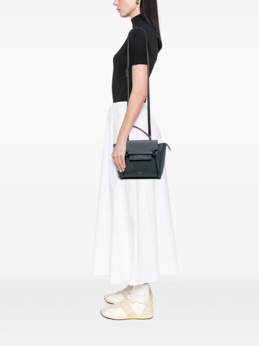 Celine Pre-Owned 2018-2025 Nano Grained Calfskin Belt Bag satchel | Pre-Owned | Image 2