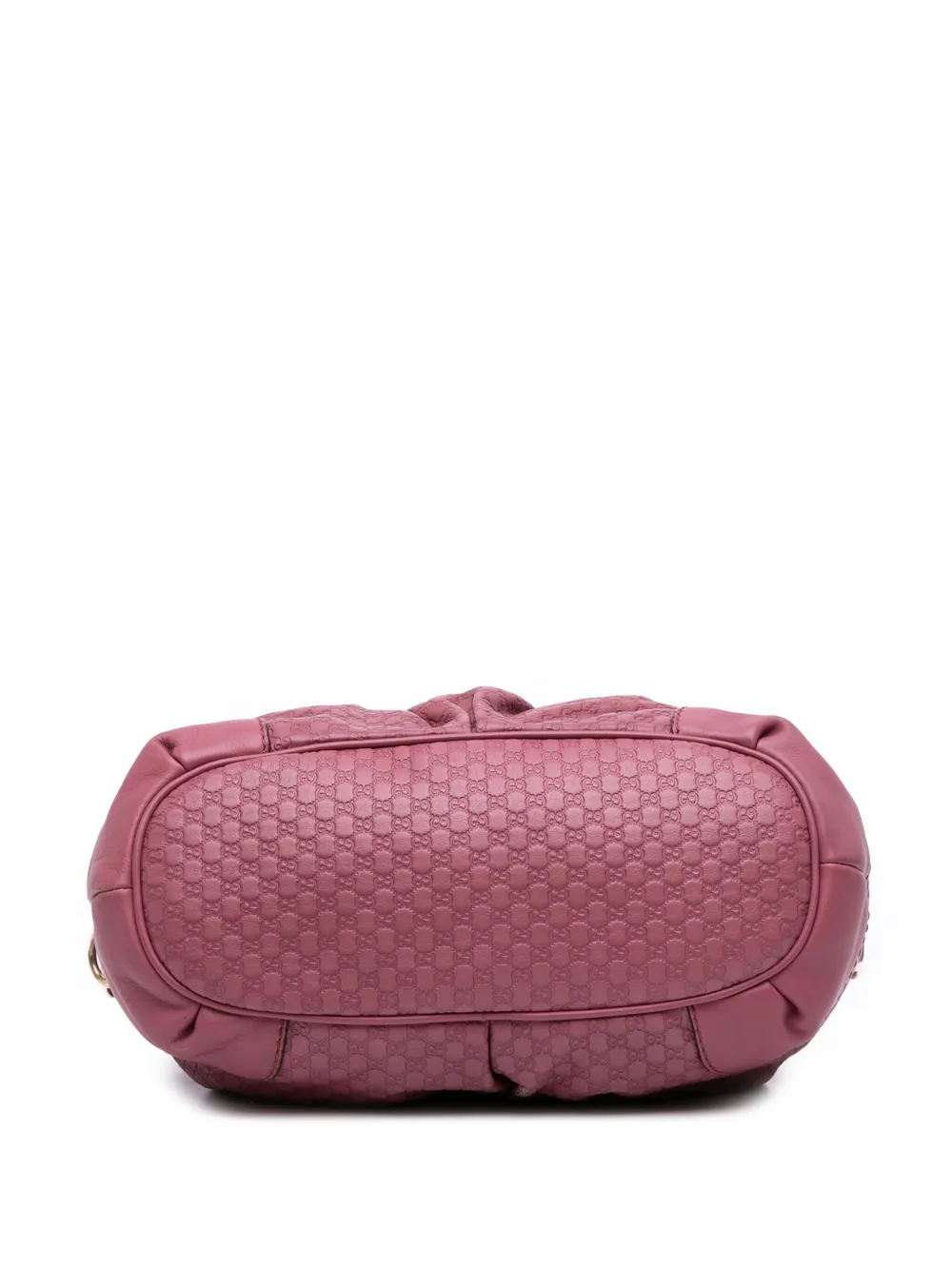 Pre-owned Gucci 2016-2025 Microssima Sukey Satchel In Pink
