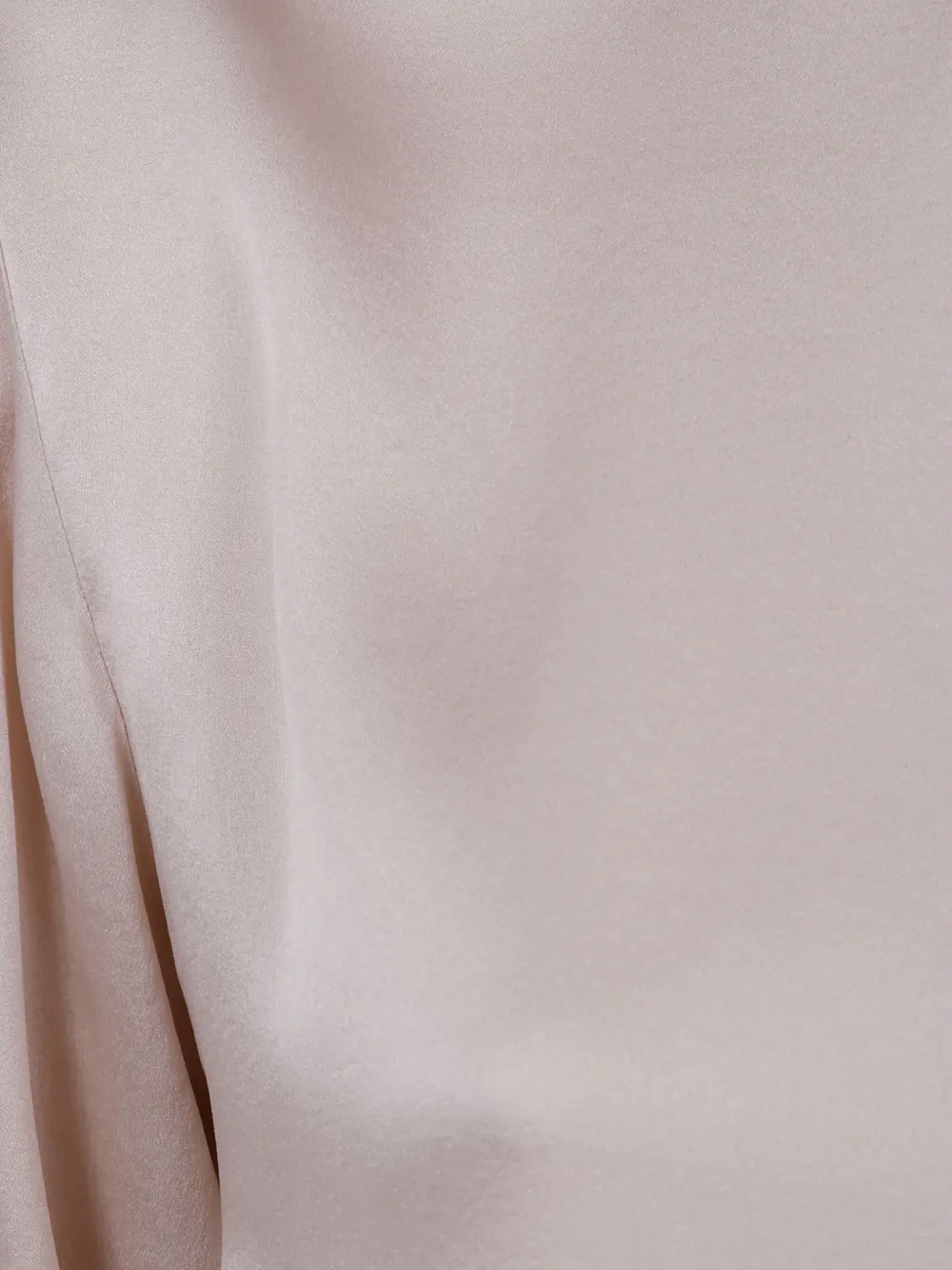 Rossopuro Long-sleeved Silk Blouse In Neutral
