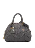 Prada Pre-Owned 2000-2025 Chevron Quilted Tessuto Dome satchel - Grey