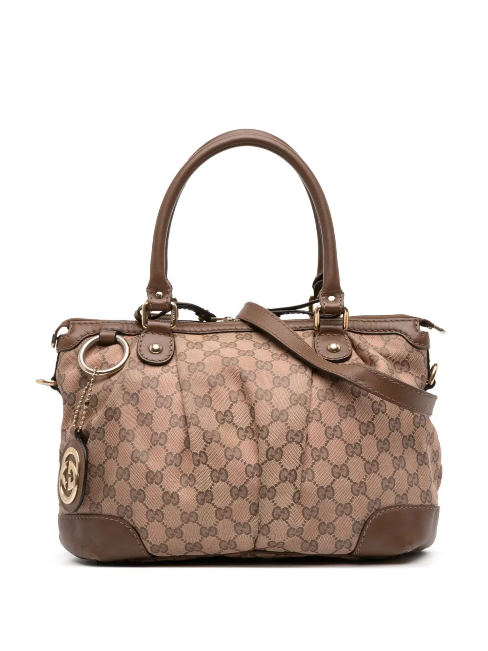 Gucci Pre-Owned 2016-2025 GG Canvas Sukey satchel | Brown | Image 1
