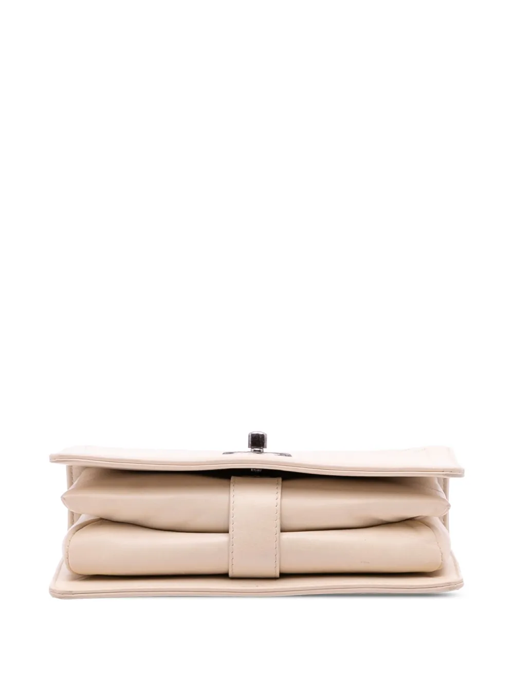 Pre-owned Chanel 2015-2016 Small Quilted Calfskin Korean Garden Flap Crossbody Bag In Brown