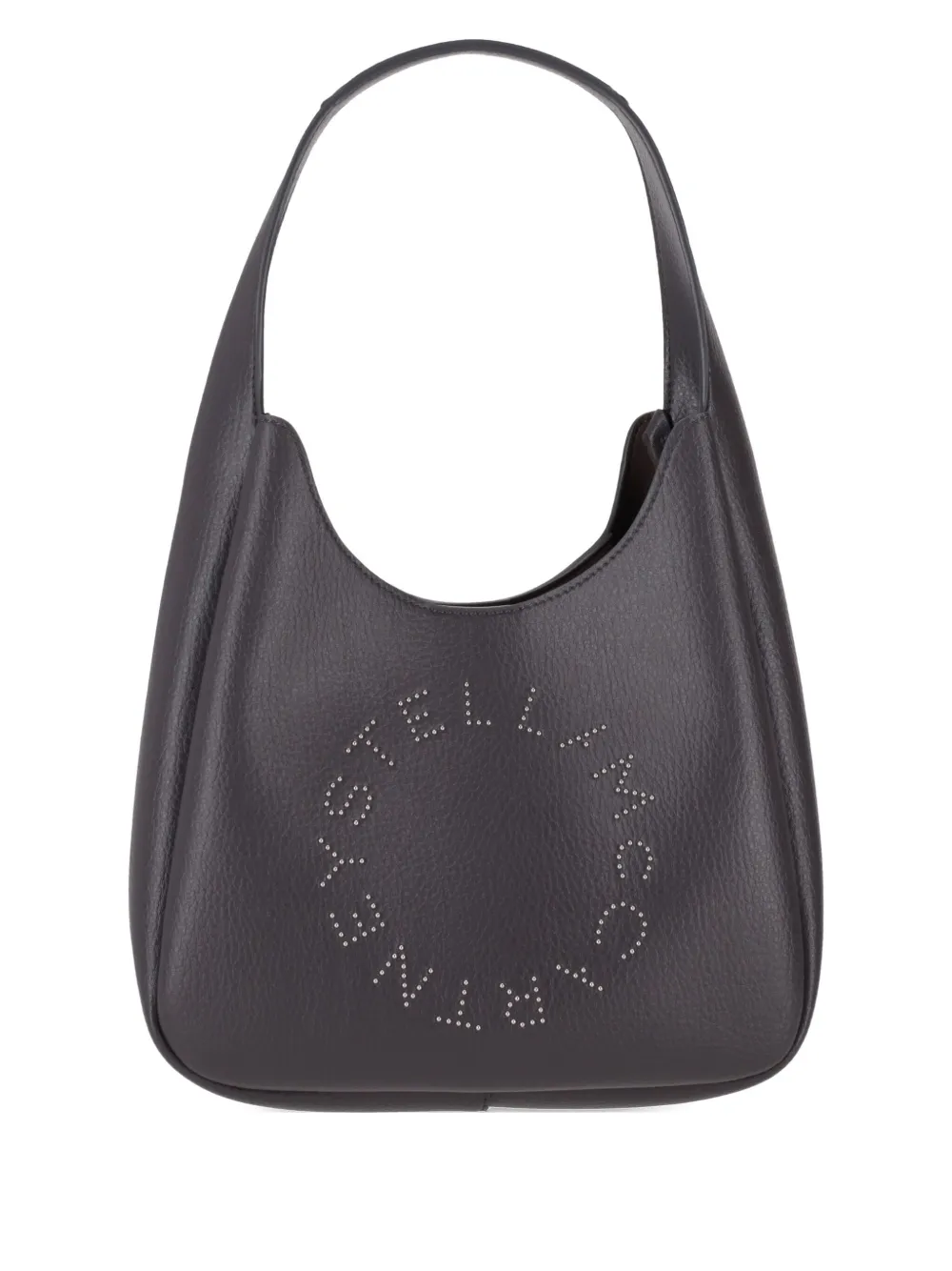 Stella McCartney logo studded shoulder bag - Grigio