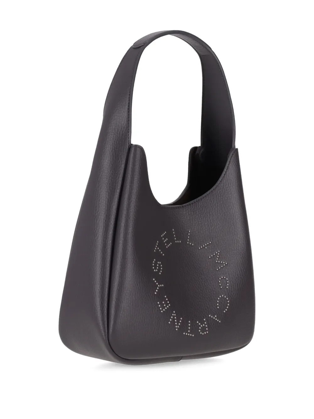 Stella McCartney logo studded shoulder bag - Grijs