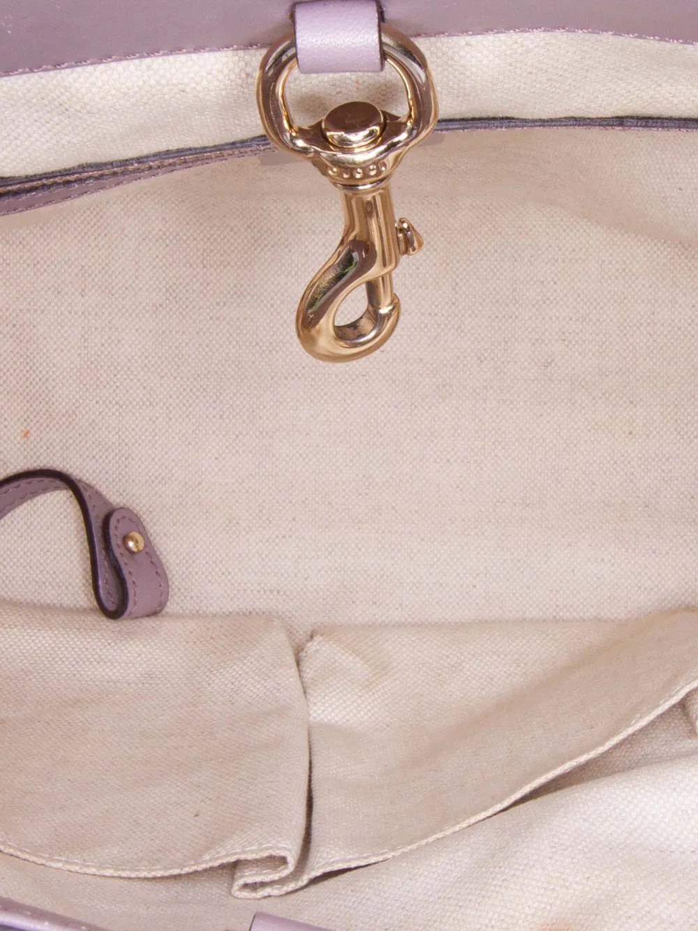 Pre-owned Gucci 2016-2025 Ssima Craft Tote Bag In Purple