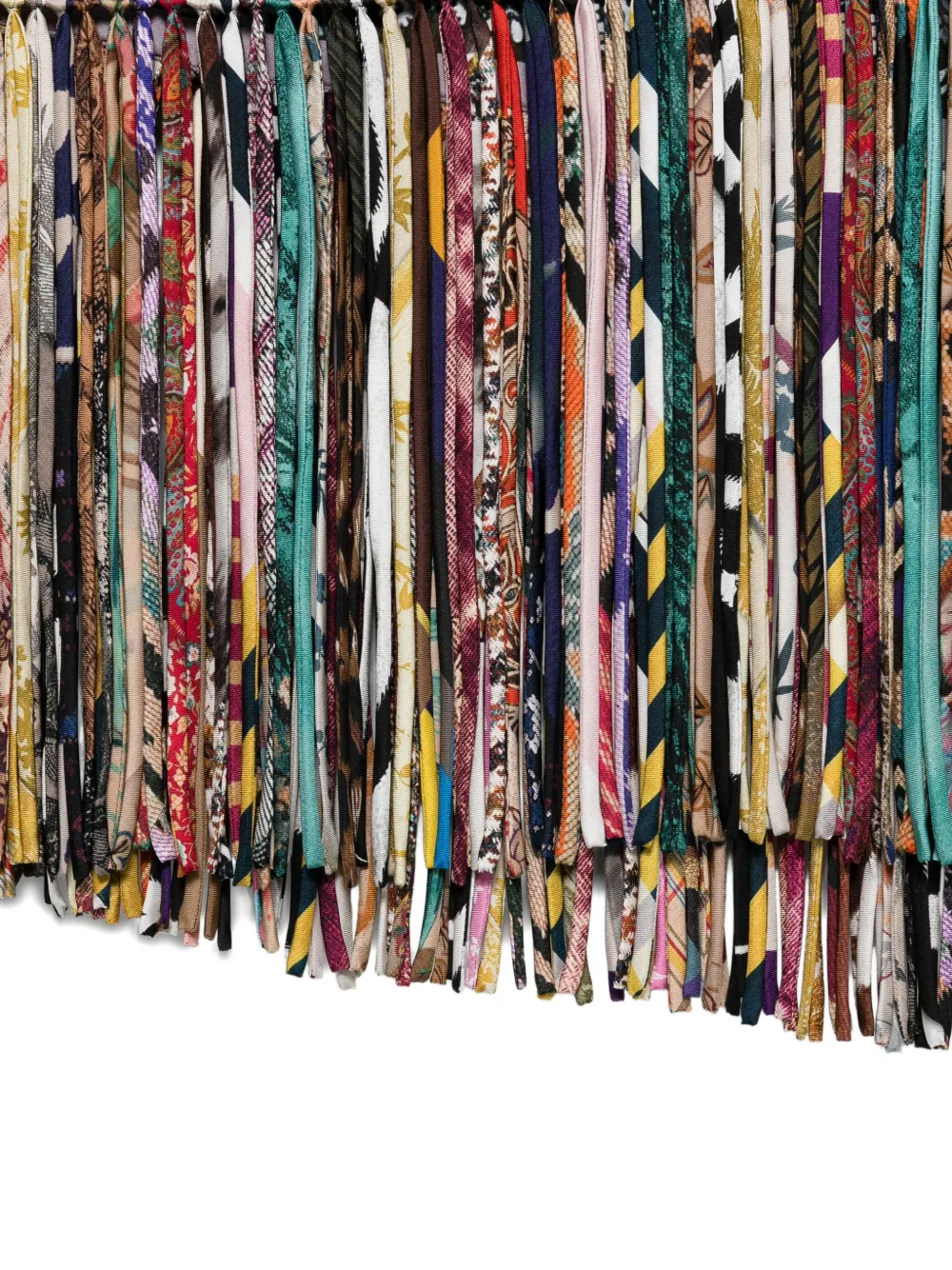 Pierre-louis Mascia Floral-print Fringed Scarf In Multi
