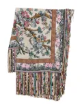 Pierre-Louis Mascia floral-print fringed scarf - Neutrals