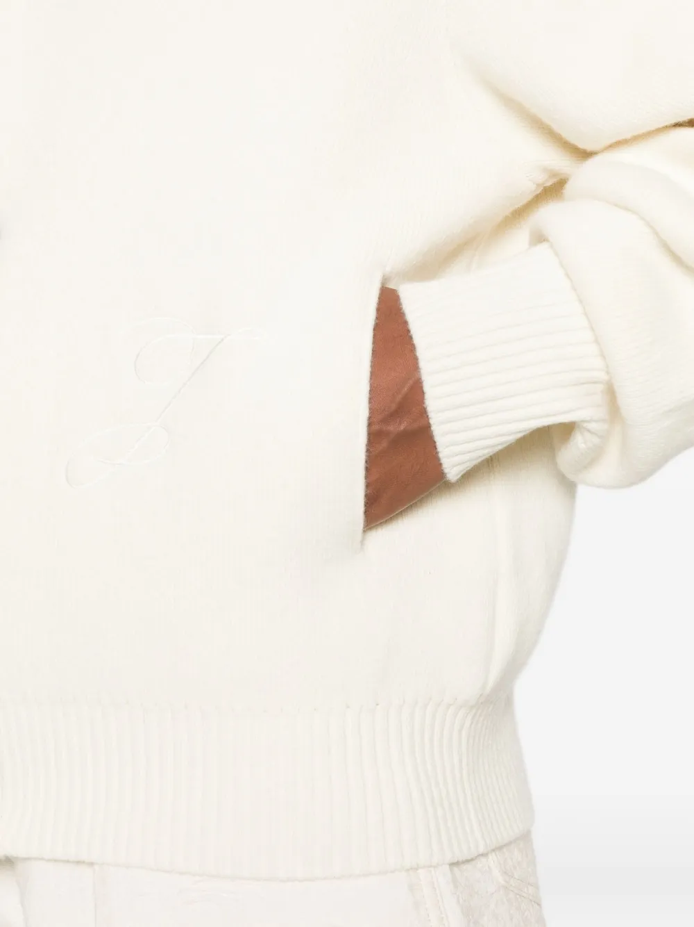 Jacquemus Le Cardigan Pallone Wool-blend Cardigan In White