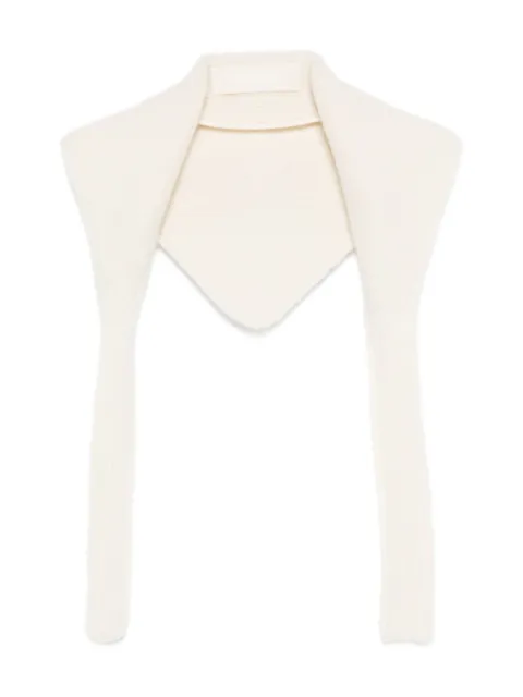 Jacquemus ribbed-knit collar scarf