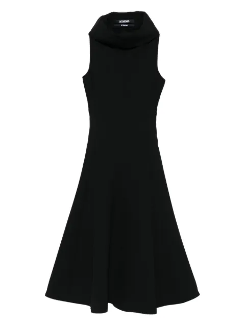 Jacquemus cowl-neck sleeveless midi dress