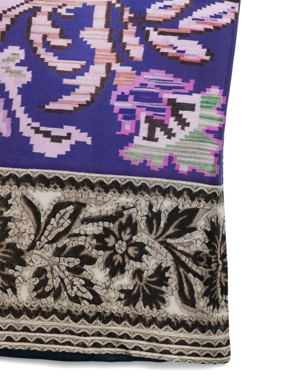Pierre-louis Mascia All-over Print Scarf In Brown