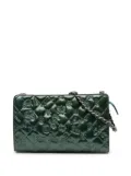 CHANEL Pre-Owned 2009-2010 Quilted Patent Precious Symbols Pochette handbag - Green