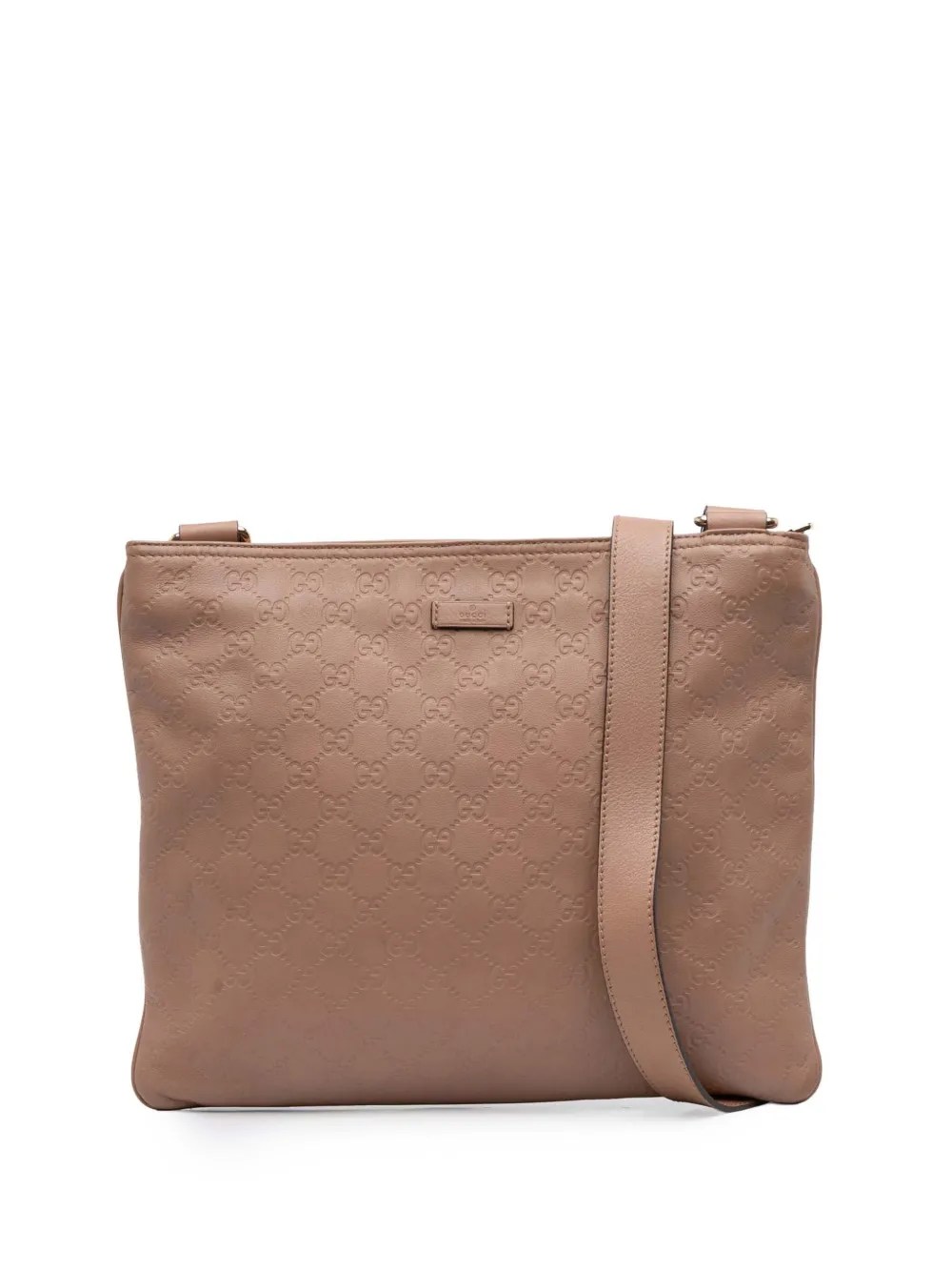 Gucci Pre-Owned 2016-2025 Guccissima crossbody bag | Brown | Image 1