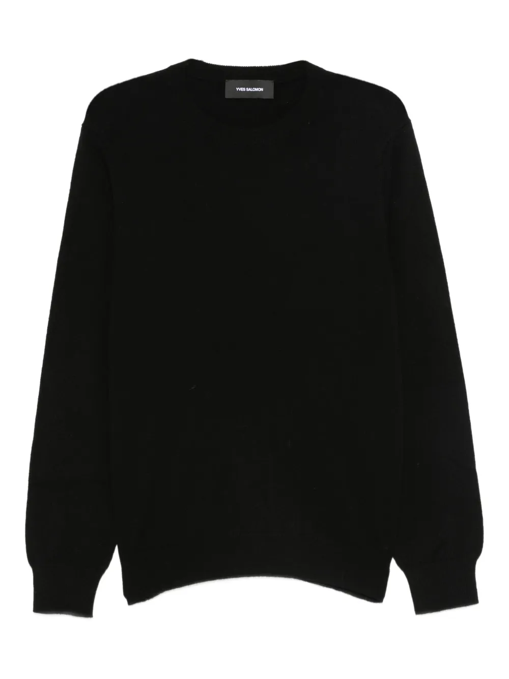 Yves Salomon crew-neck cashmere sweater | Black | Image 1