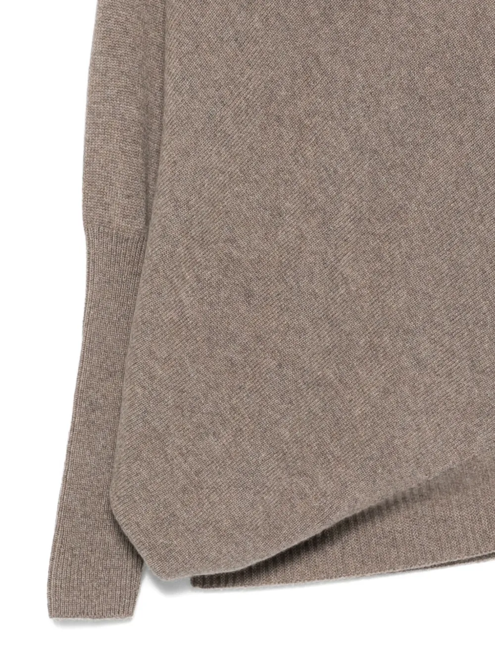 Agnona Asymmetric-hem Sweater In Neutral