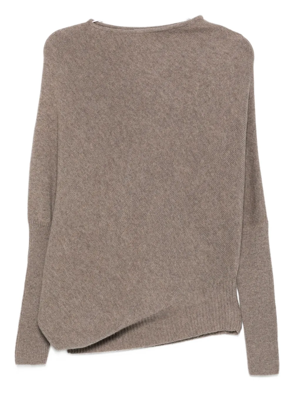 Agnona asymmetric-hem sweater | Neutrals | Image 1