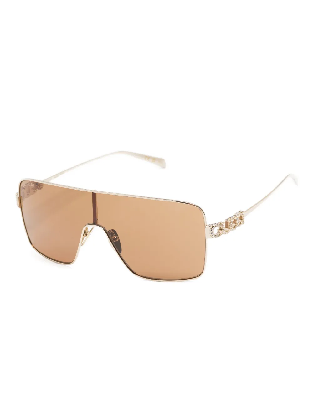 Gucci Eyewear logo-embellished sunglasses - Goud