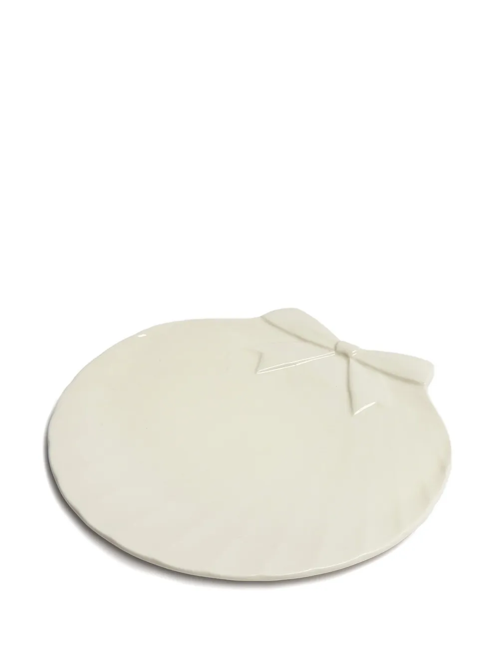 Gohar World Sadaf bow serving plate (32 cm) | White | Image 1