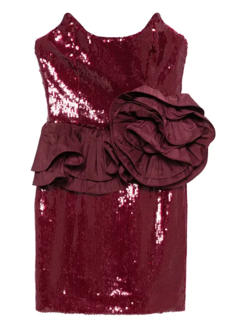 Rebecca Vallance vestido corto bordado con lentejuelas