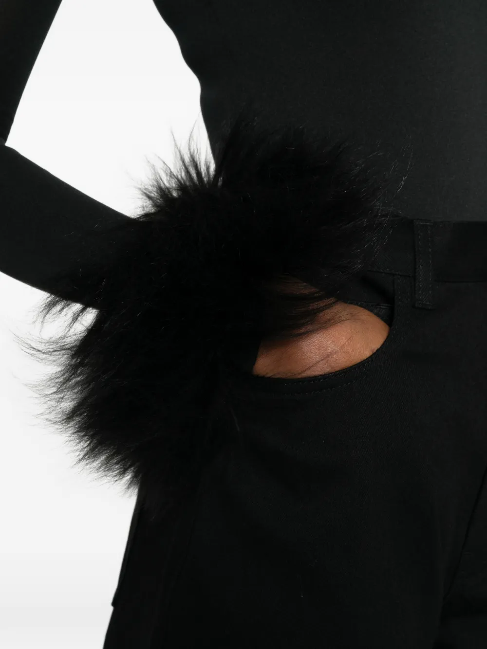 Fur Cuff Body Top