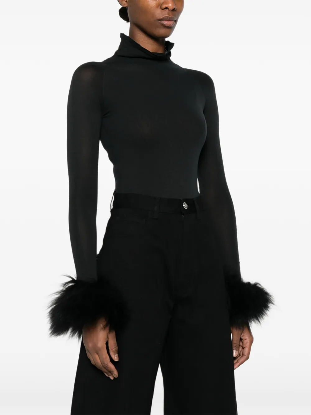Fur Cuff Body Top