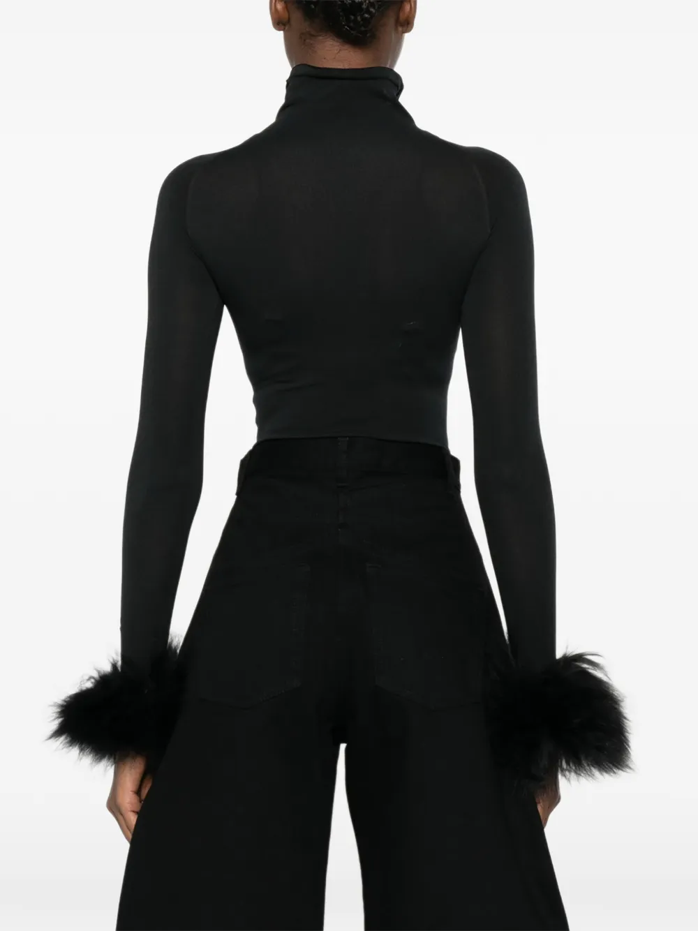 Fur Cuff Body Top