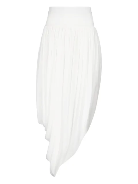 Alaïa twisted midi skirt