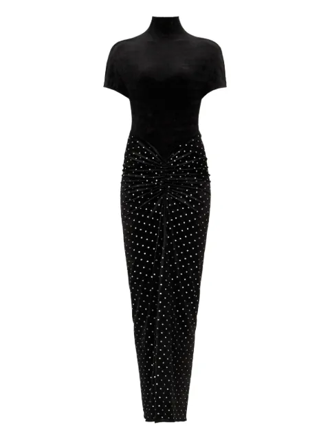 Alaïa draped maxi dress