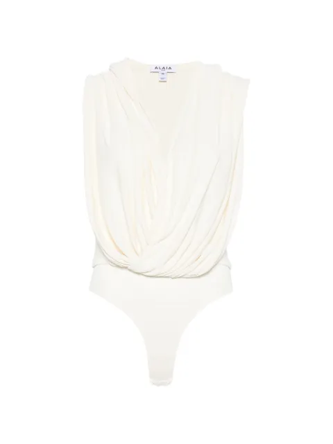 Alaïa drapped bodysuit