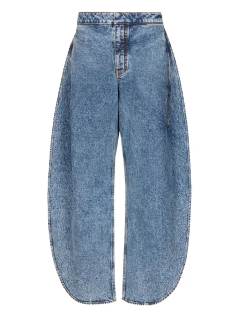 Alaïa petal denim jeans