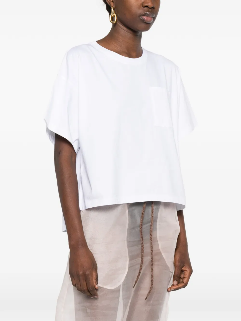 Marni T-shirt met logoprint Wit