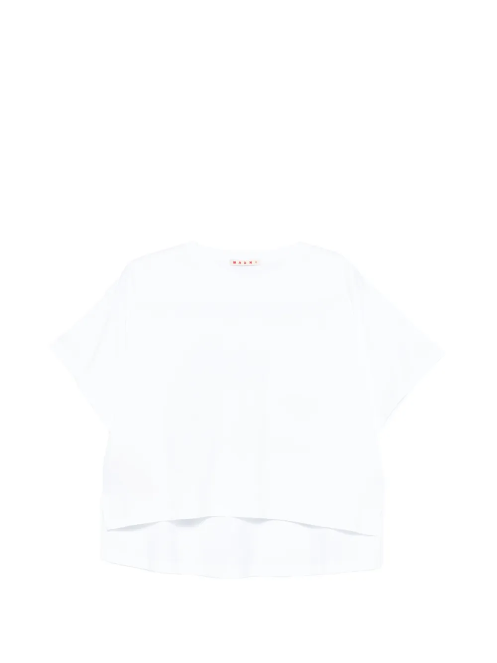 Marni logo-print T-shirt - Bianco