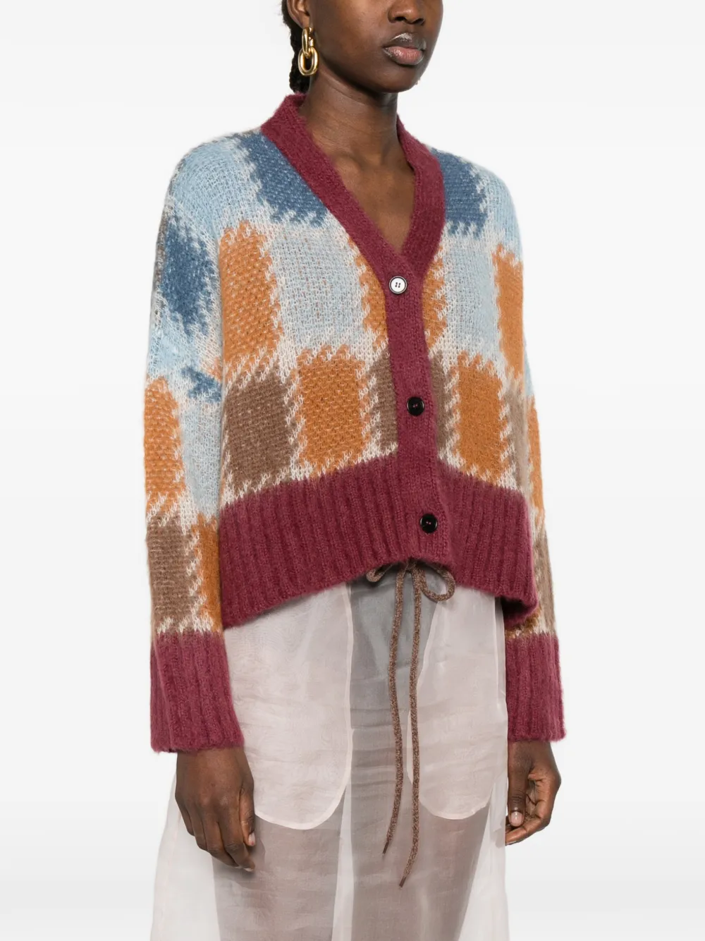 Marni Vest met V-hals Rood