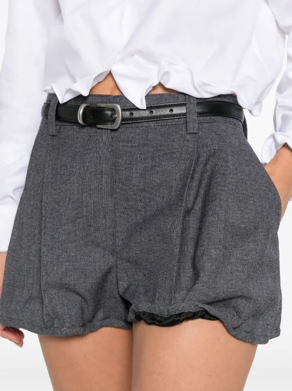 Prada Wired Shorts | Grey | FARFETCH BE