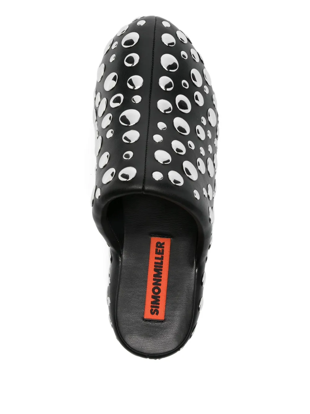 Simon Miller Studded Bubble Clog In Black