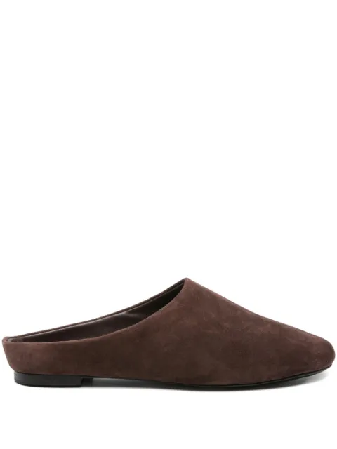 Simon Miller suede backless slippers