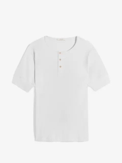 LEMAIRE Henley ribbed top