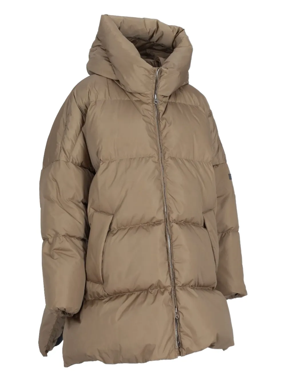 Lempelius Hooded Down Coat In Green