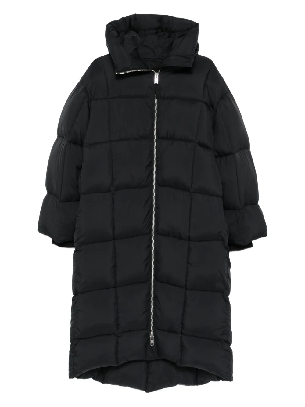 Thom Krom quilted zip-front coat | Black | Image 1