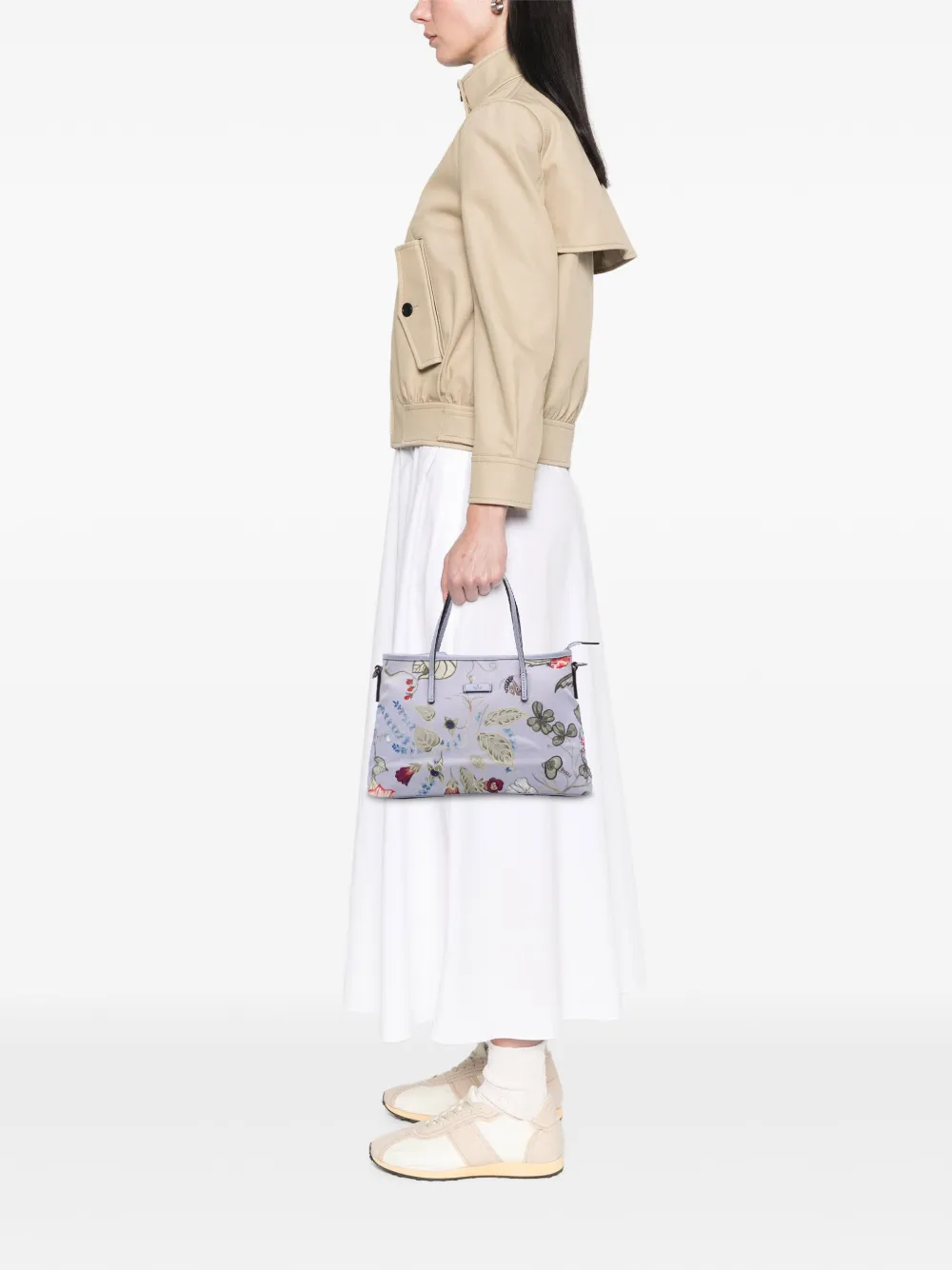 Gucci Pre-Owned 2016-2025 Small Canvas Flora Knight Convertible Tote satchel | Pre-Owned | Image 2