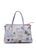 Gucci Pre-Owned 2016-2025 Small Canvas Flora Knight Convertible Tote satchel - Blue