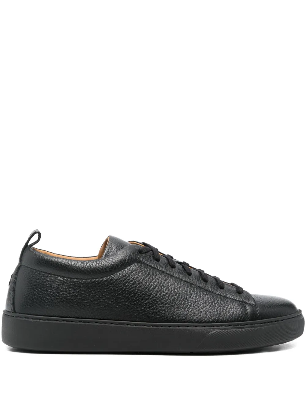 Henderson Baracco Leren sneakers Zwart
