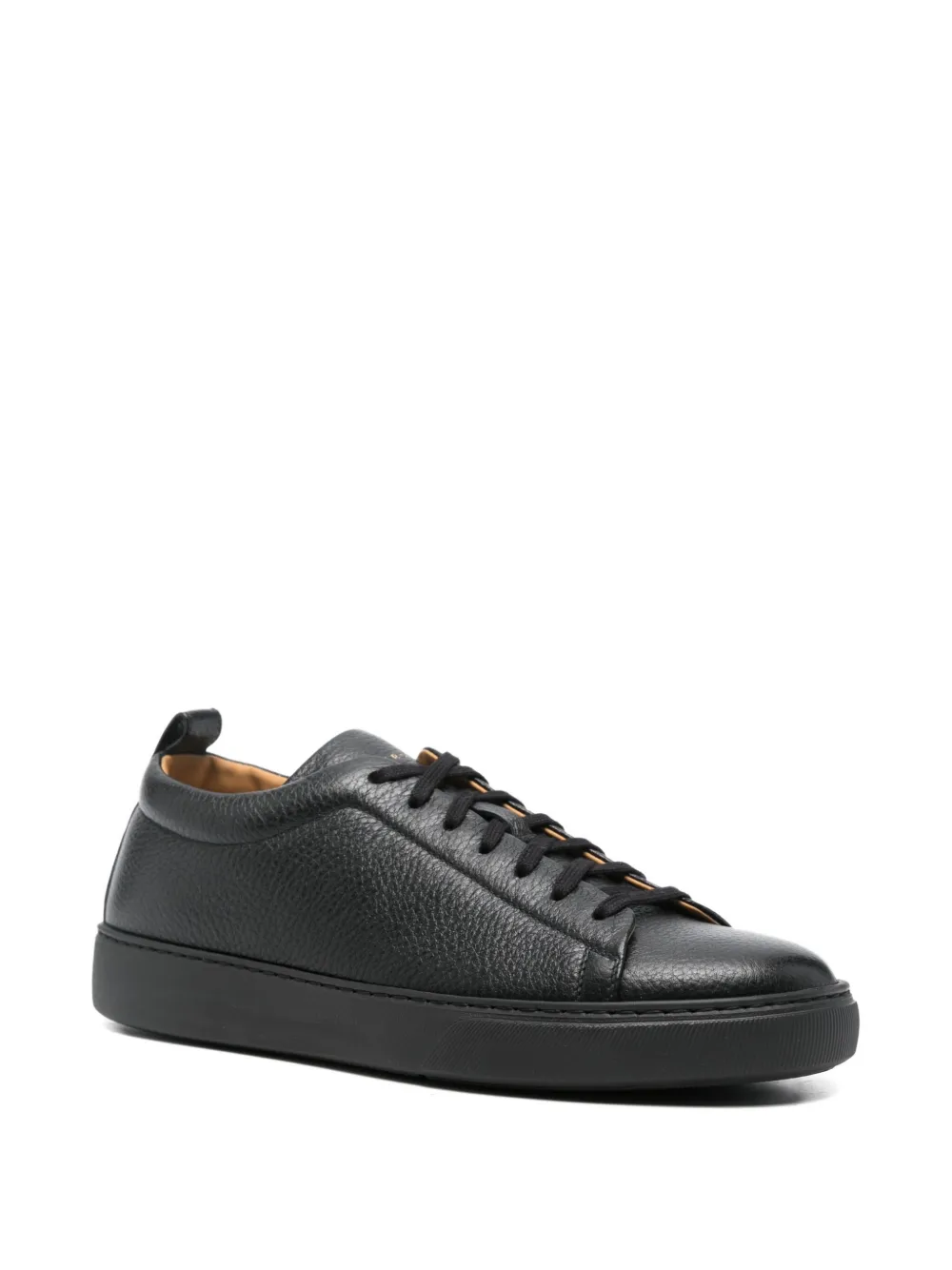 Henderson Baracco Leren sneakers Zwart