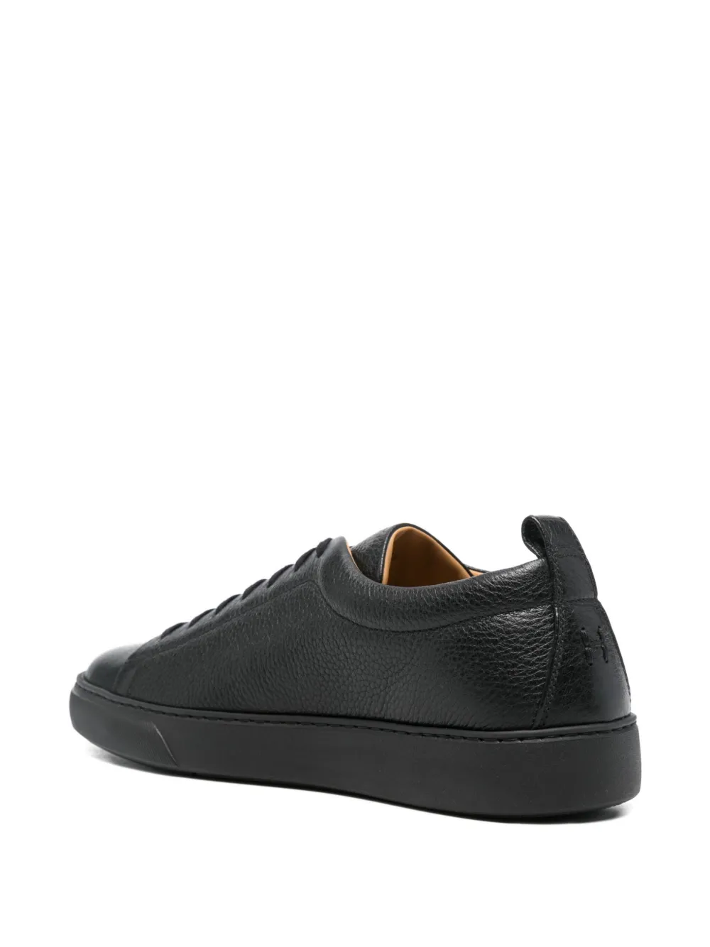 Henderson Baracco Leren sneakers Zwart