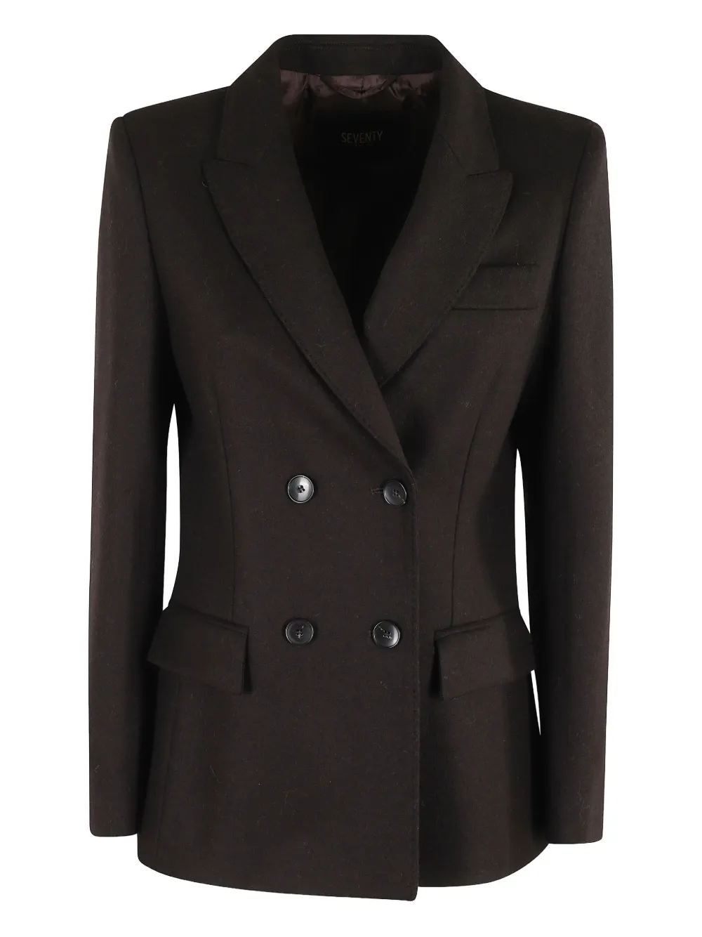 Seventy double-breasted wool blazer | Brown | Image 1