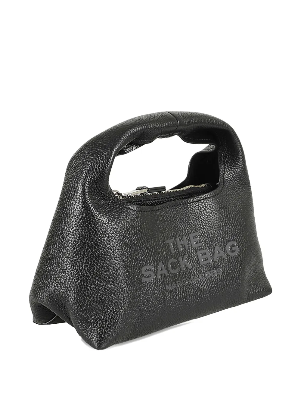 Marc Jacobs The Mini Sack Bag Leather Handle Bag In Black