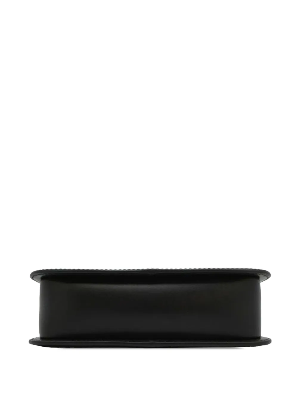 Pre-owned Valentino Garavani 2018-2025 Calfskin Rockstud Flip Lock Crossbody Bag In Black