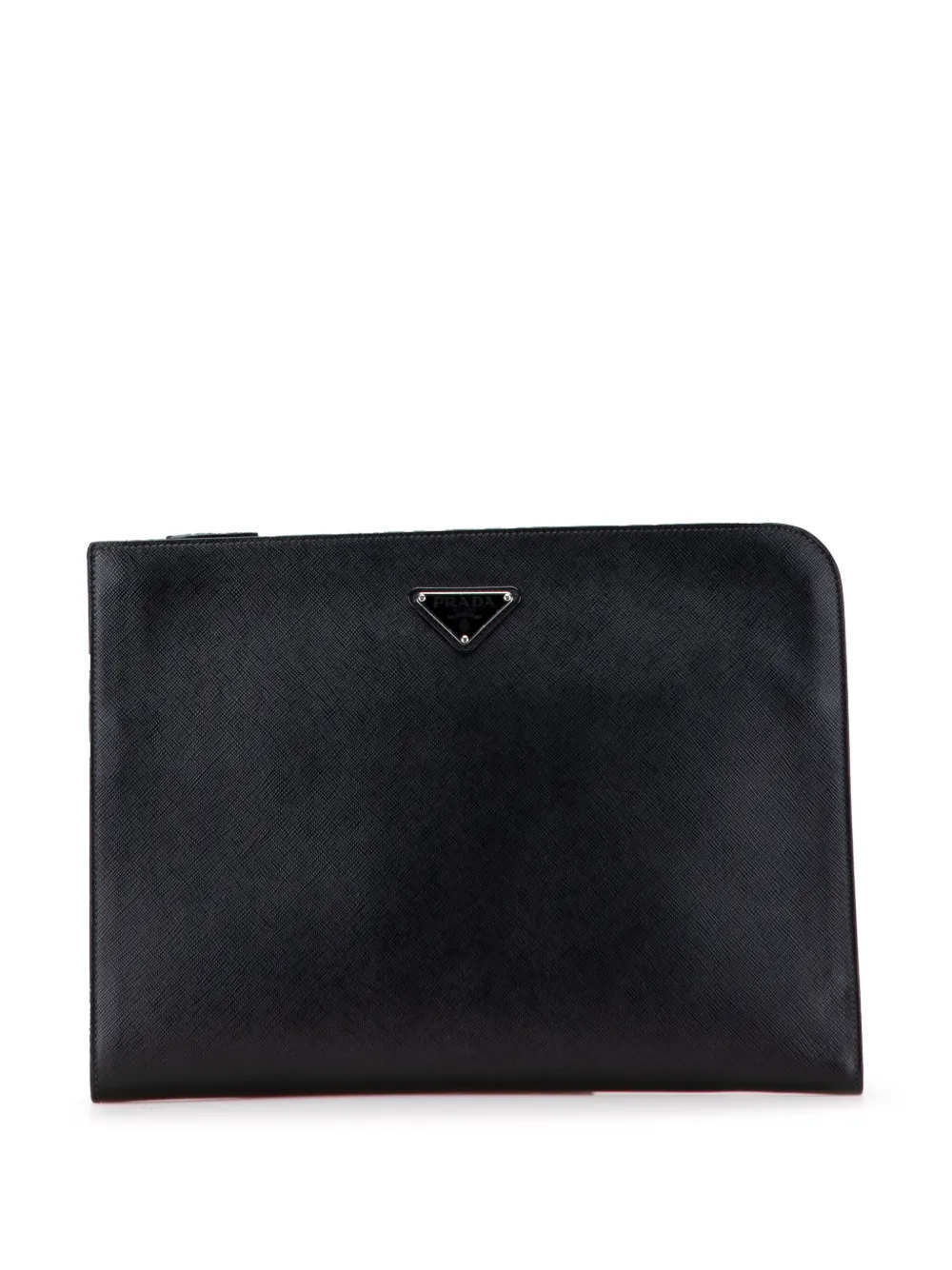 Prada Pre-Owned 2013-2025 Saffiano Zip Around Portfolio clutch bag | Black | Image 1